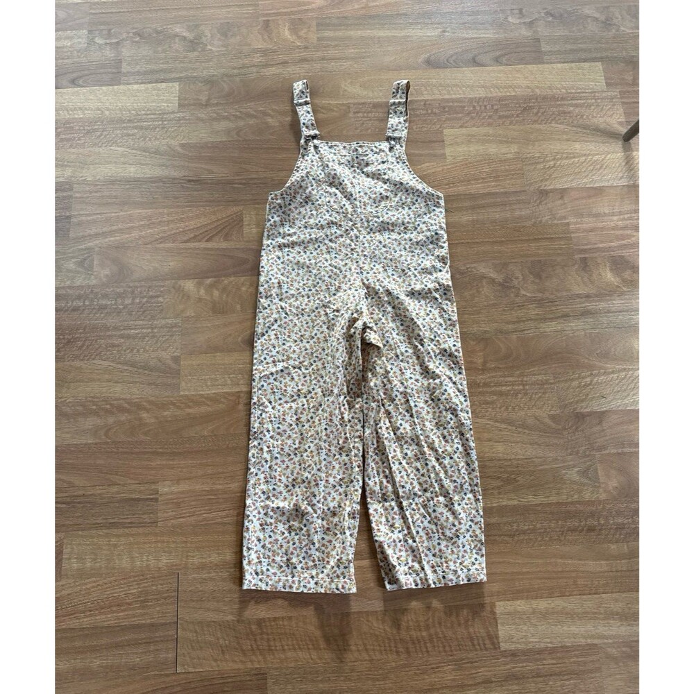 ZARA women’s floral boho overalls